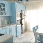 Mavi mutfak dolabı modelleri