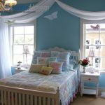Mavi vintage yatak odası takımı