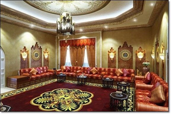 Osmanli tarzi salon dekorasyonu