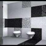 Siyah beyaz gri banyo fayansı modelleri