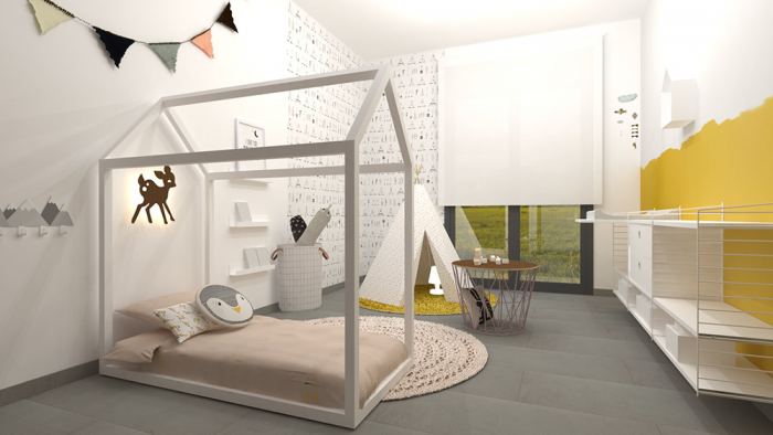 Montessori yatak odasi