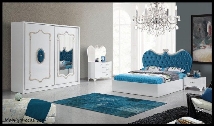 mavi yatak odasi aybxO