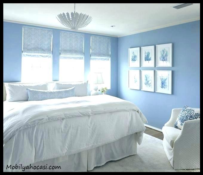 mavi yatak odasi dekorasyonu Go4pX