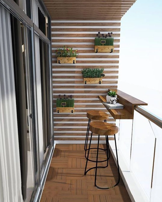 Küçük balkon tasarımları