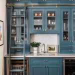blue kitchen cabinet 625f31fdaf4db