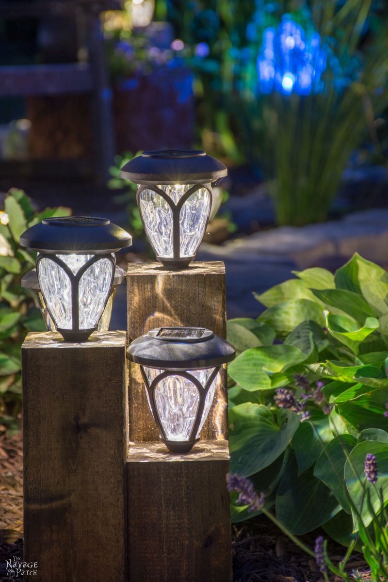 Modern bahçe aydınlatma ampülleri